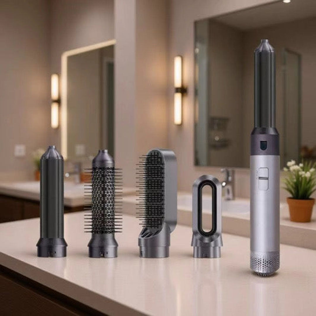 5 i 1 Hårstyler i Gaveæske Ruby Noir