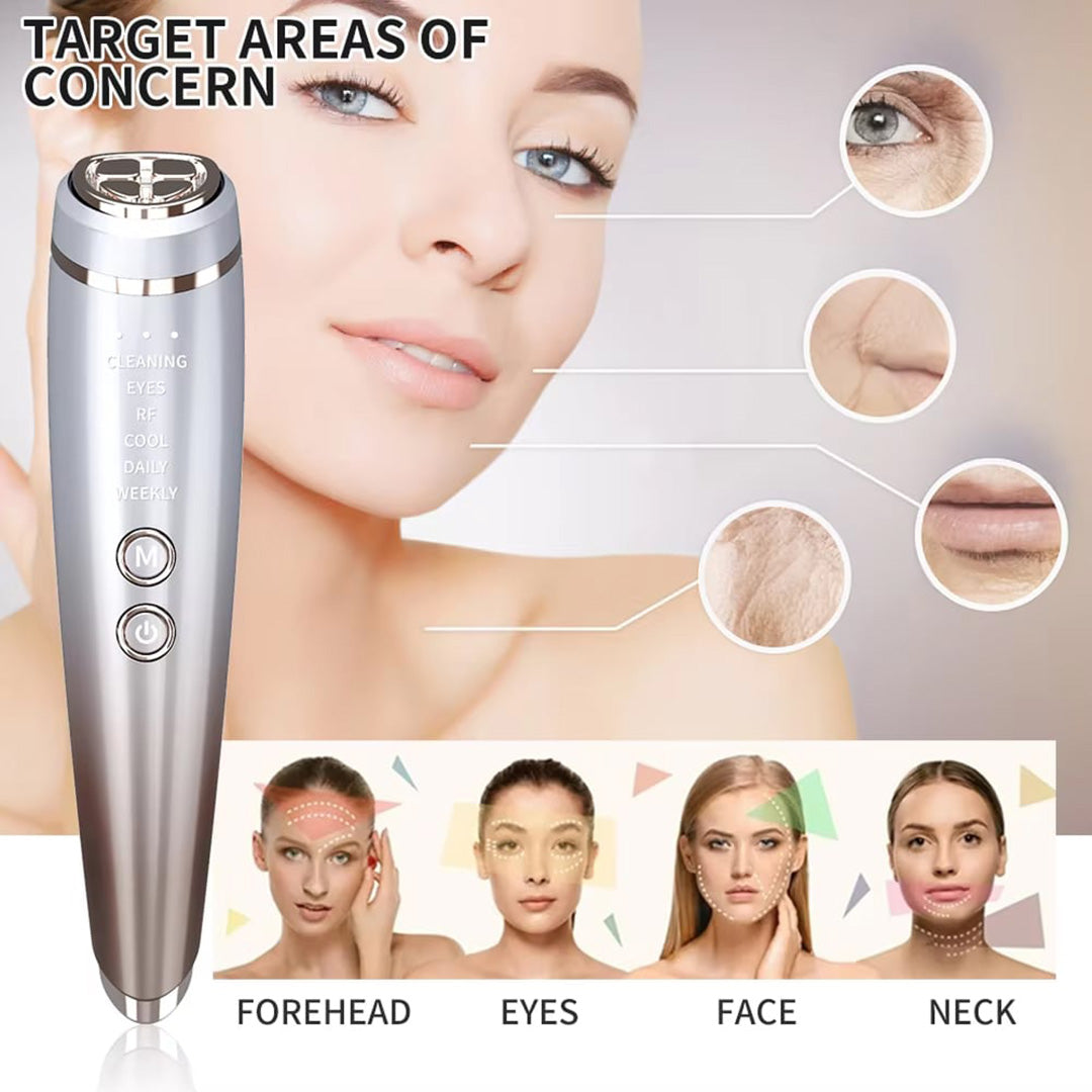 6-i-1 Skin Lifting Massager - EMS & LED Hudopstrammende Enhed - Billede 5