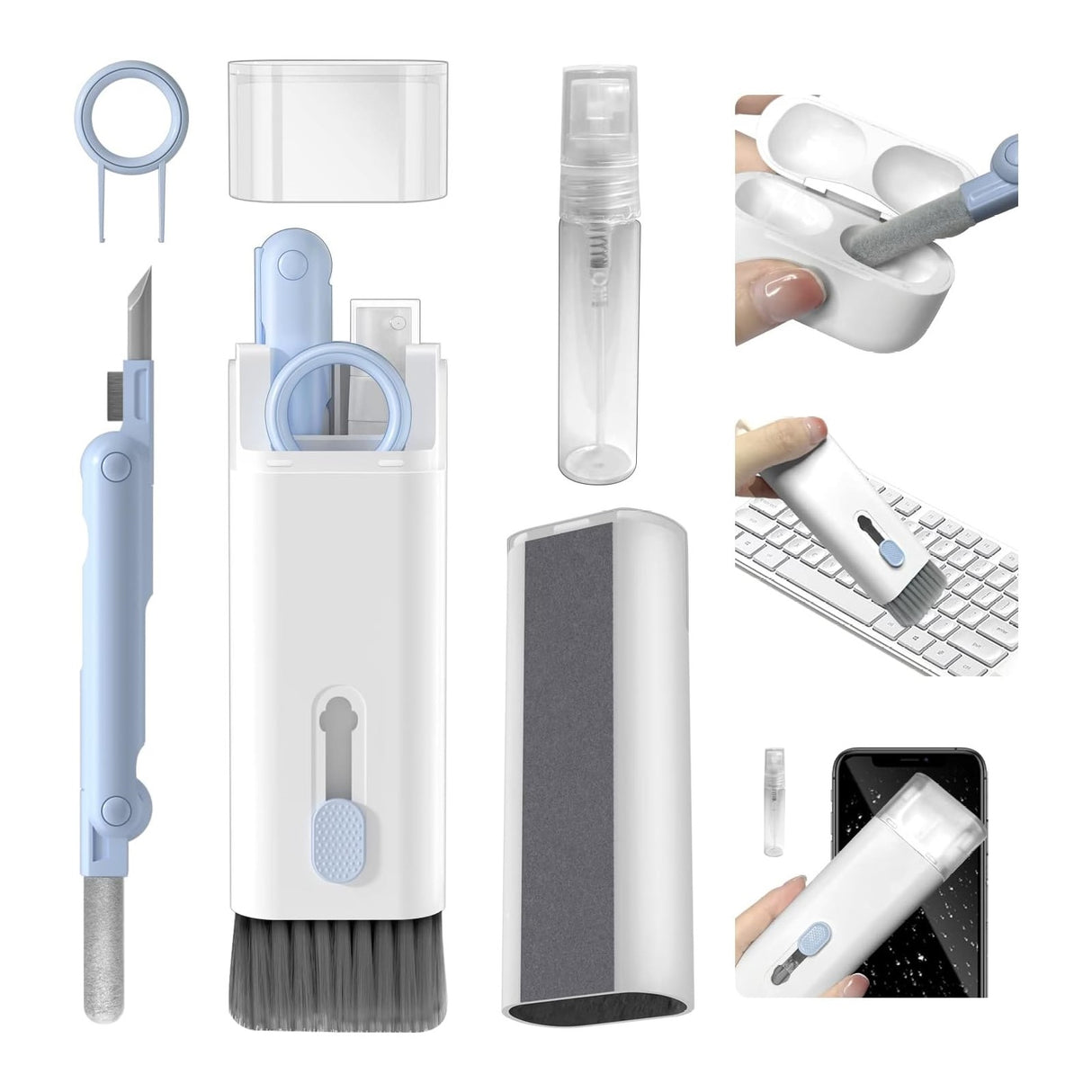 7-i-1 Rengøringssæt Til Elektronik