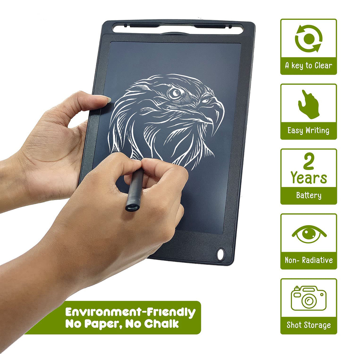 LCD Tegnetablet - 4 Størrelser