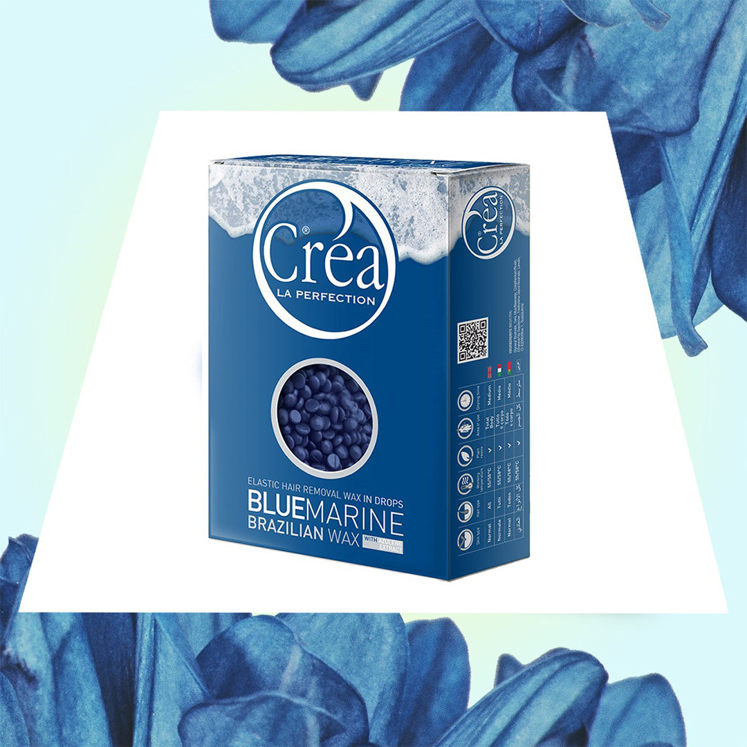 Crea - Blue Marine Brazilian - No-Strips Voks Perler - 500g