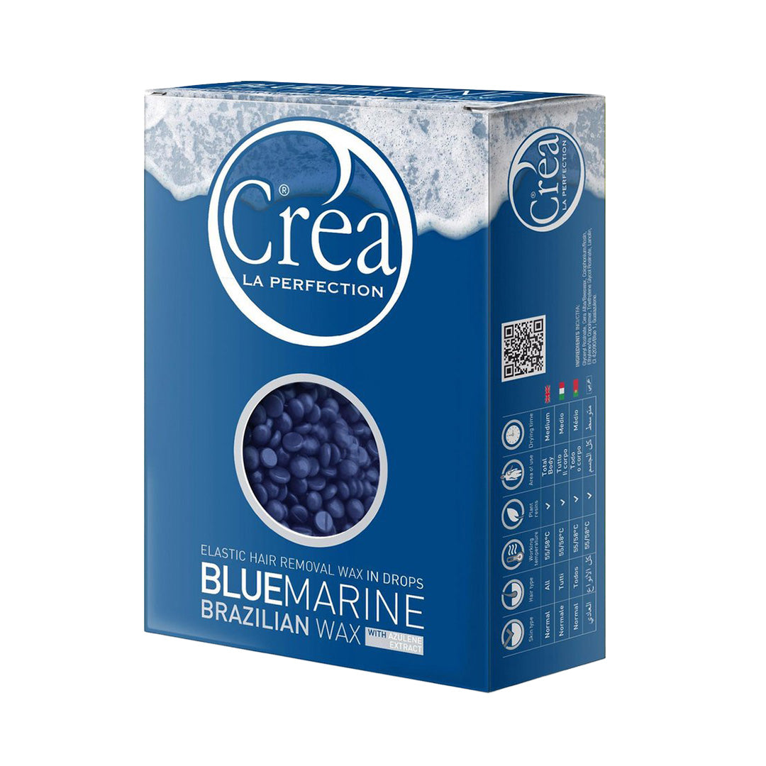 Crea - Blue Marine Brazilian - No-Strips Voks Perler - 500g