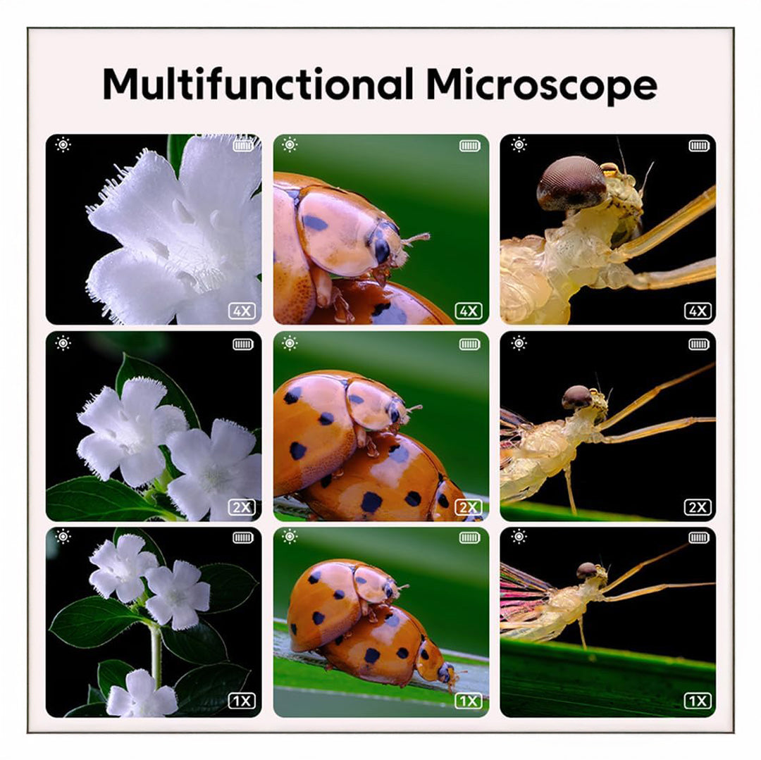 Børnemikroskop - 500x Zoom & LED-lys