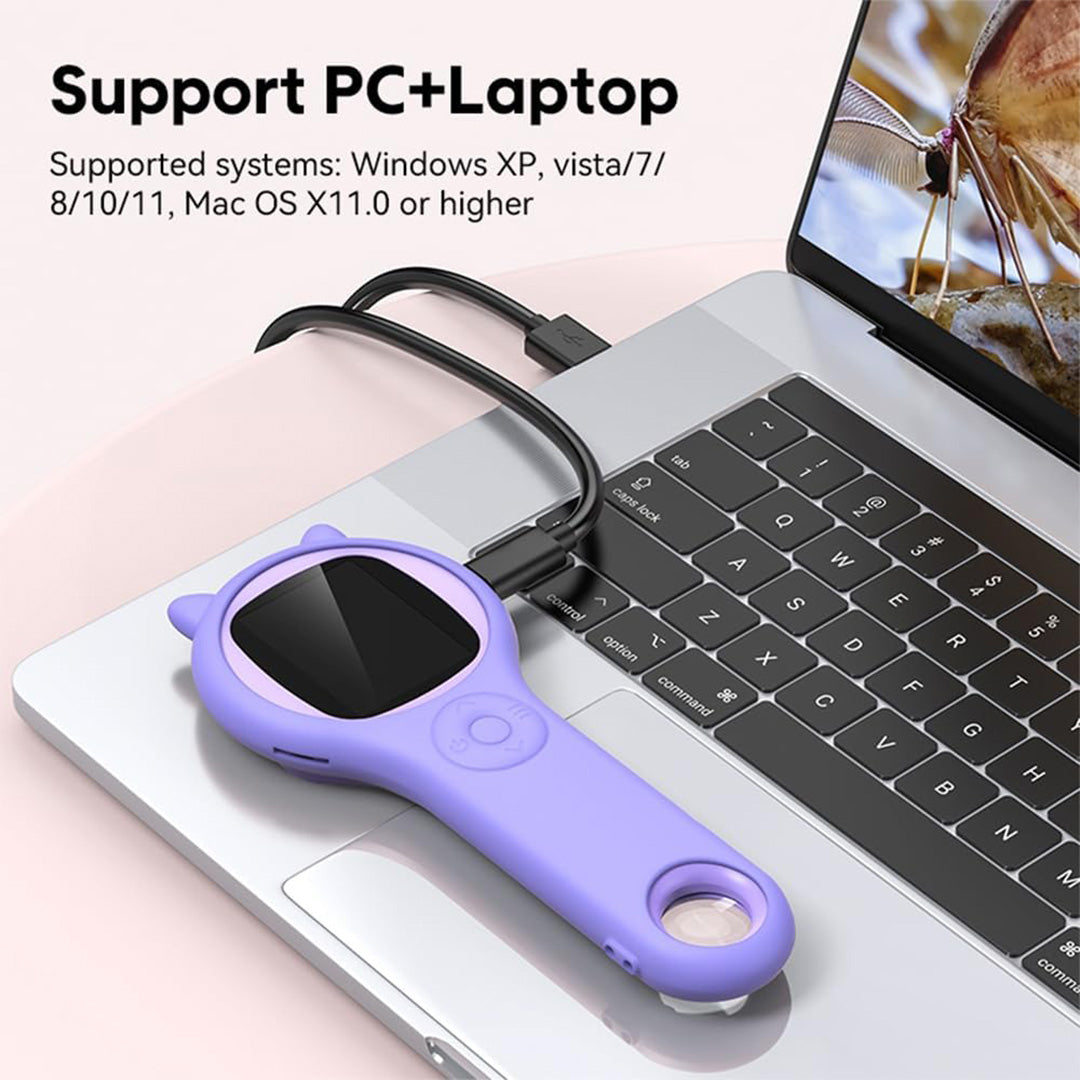 Børnemikroskop - 500x Zoom & LED-lys