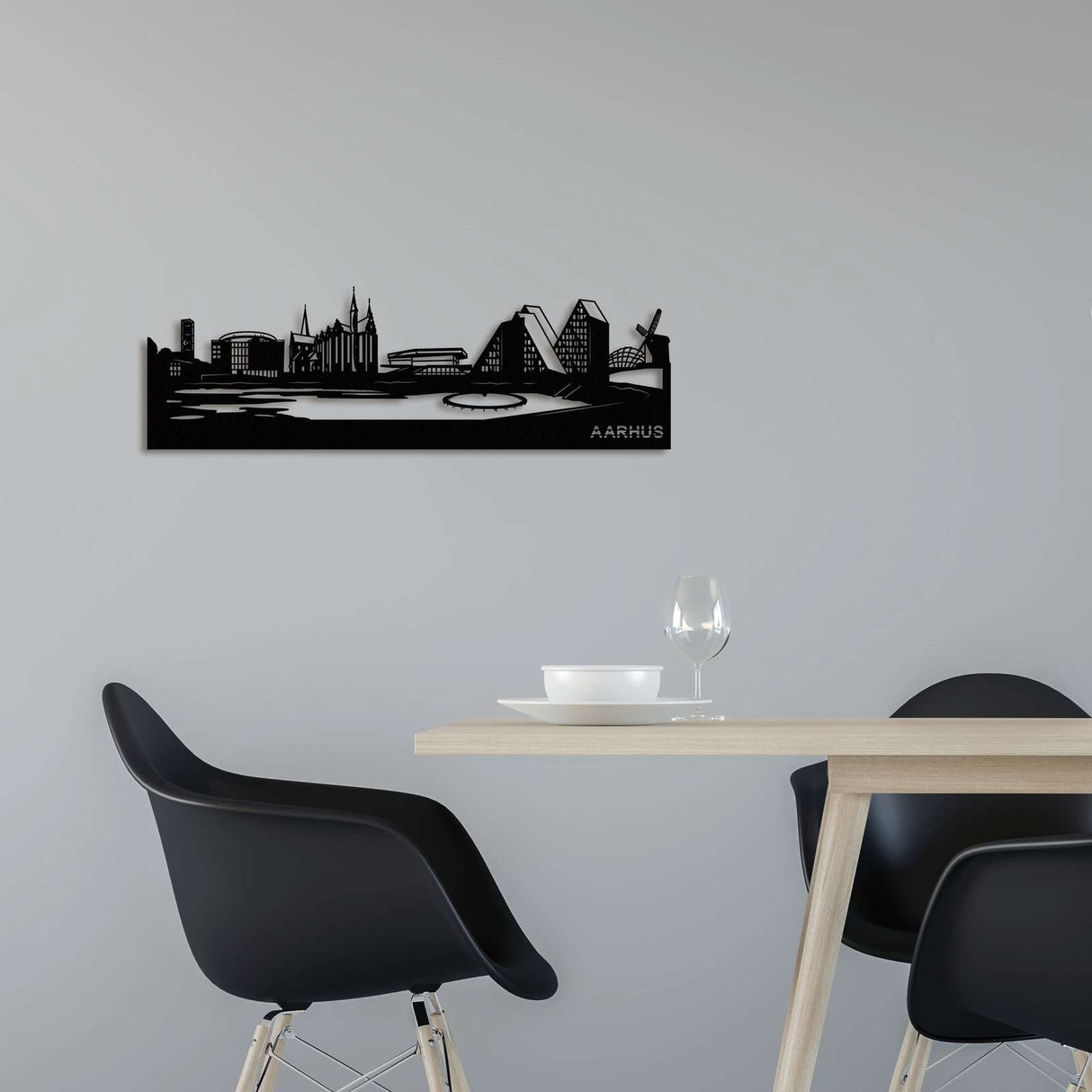 CITIZZ - Vægskilte af byer - Aarhus 40 cm