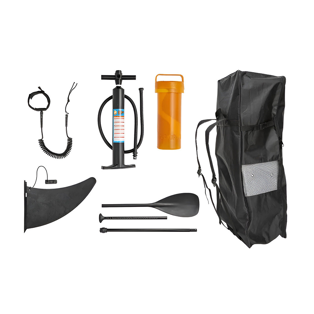 CS Aqua - SUP Board - Stand Up Paddleboard - Max 120kg - Orange/Blå/Hvid