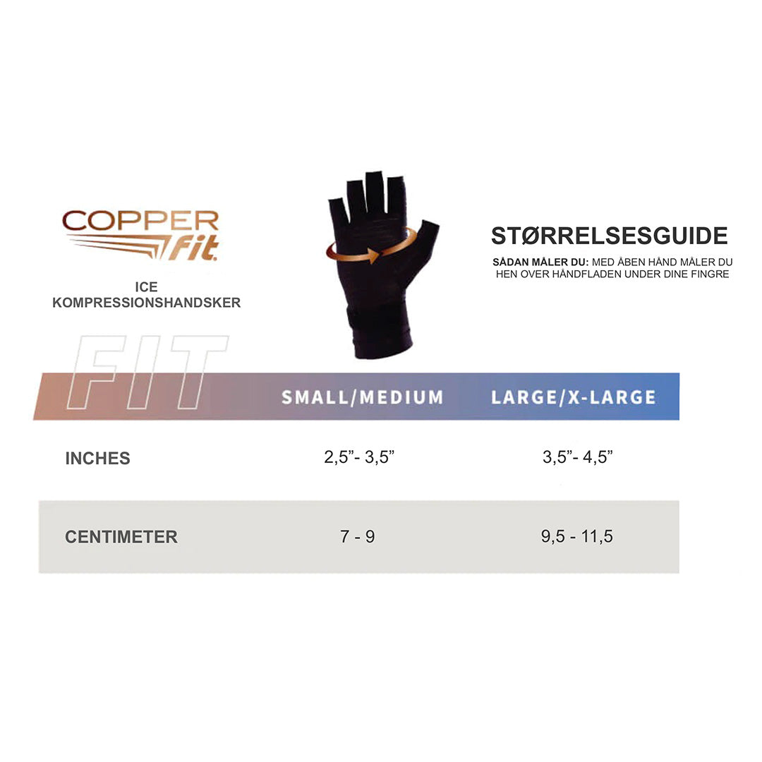 Copper Fit Kompressionshandsker
