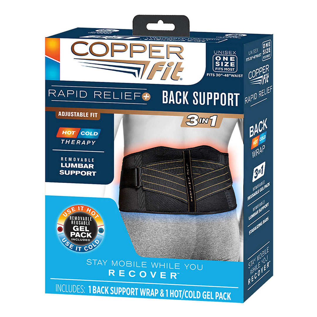 Copper Fit - Rygbælte Med Varme- & Kuldeterapi
