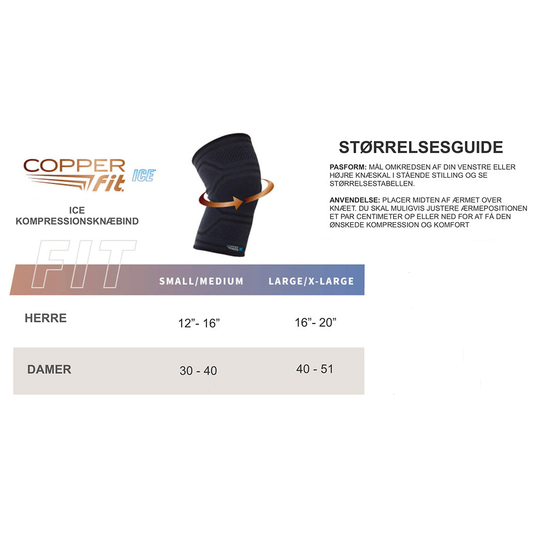 Copper Fit - ICE Kompressionssknæbind