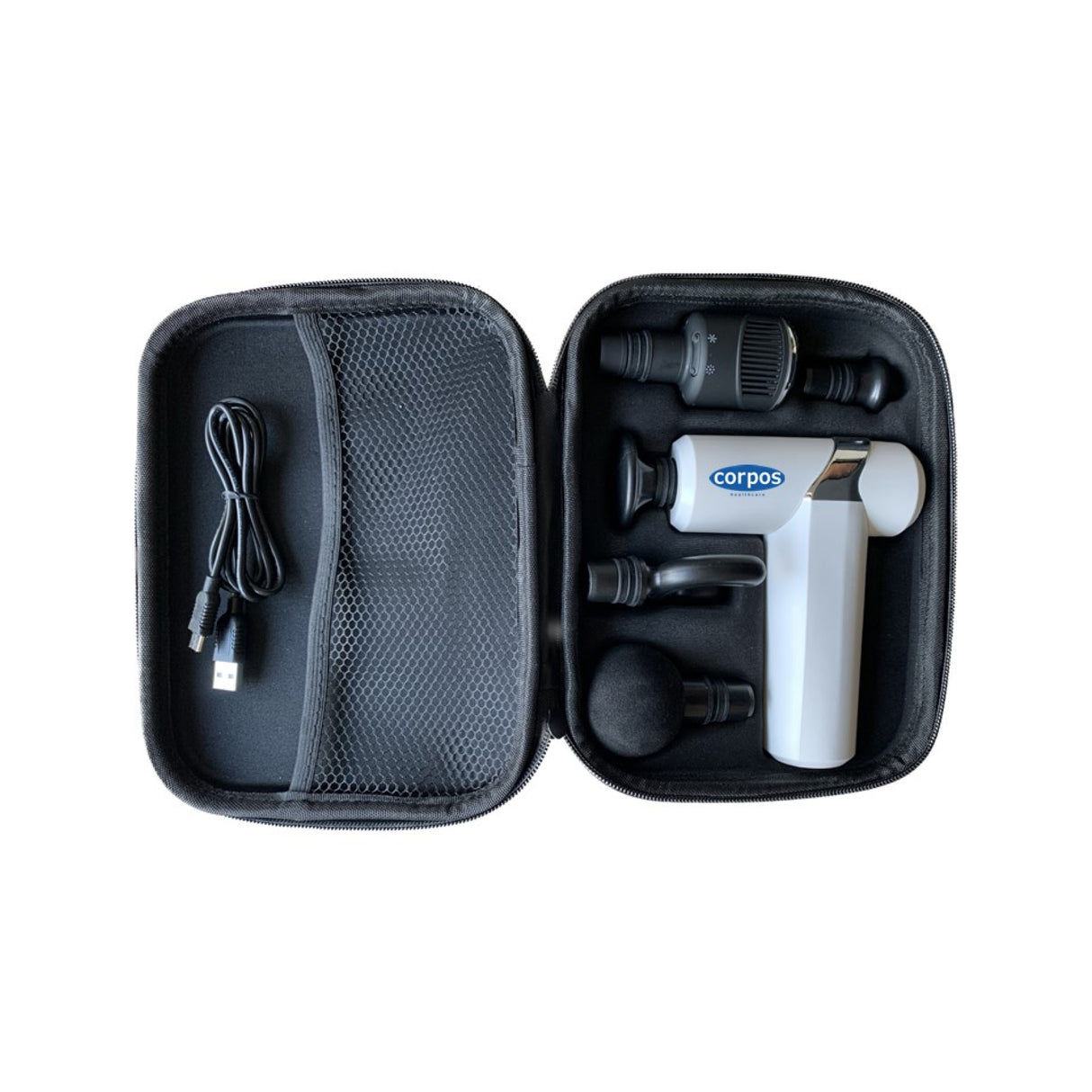 Corpos - Multifunktions Massagepistol med varme & kulde