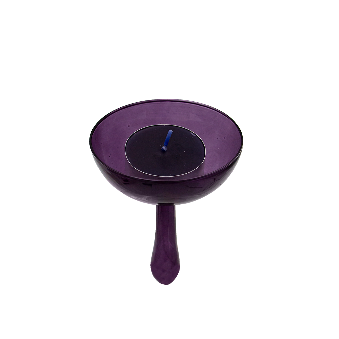 Flydeglas til fyrfadslys - 4 Farver