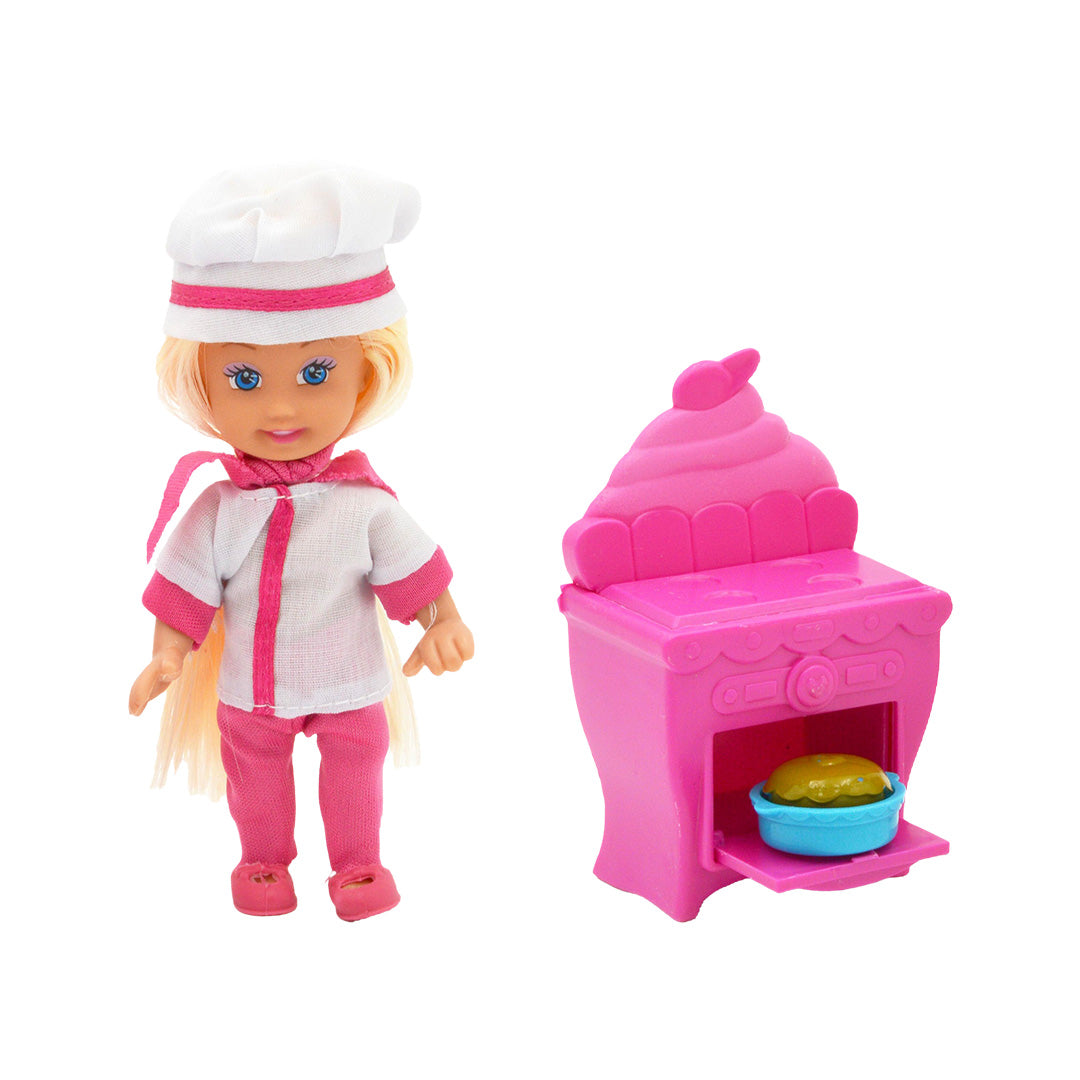 Cute Girl Dukkesæt - Kok