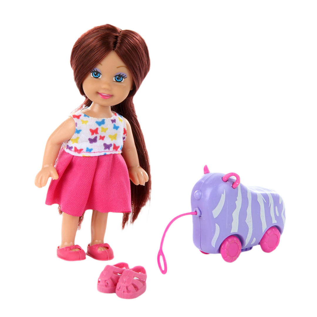 Cute Girl Dukkesæt - Rullekuffert