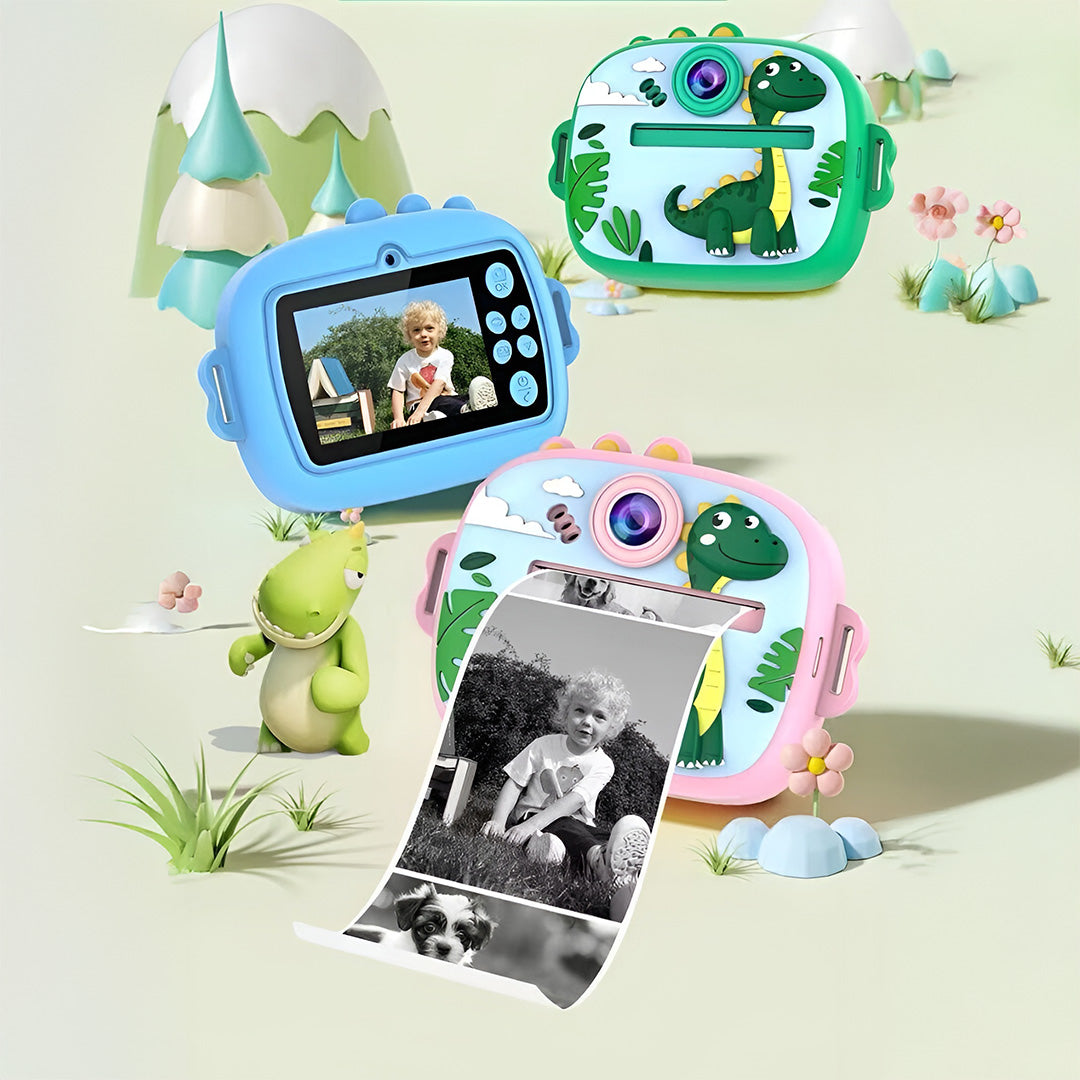 Digitalt Kamera til Børn m/ Termisk Printer