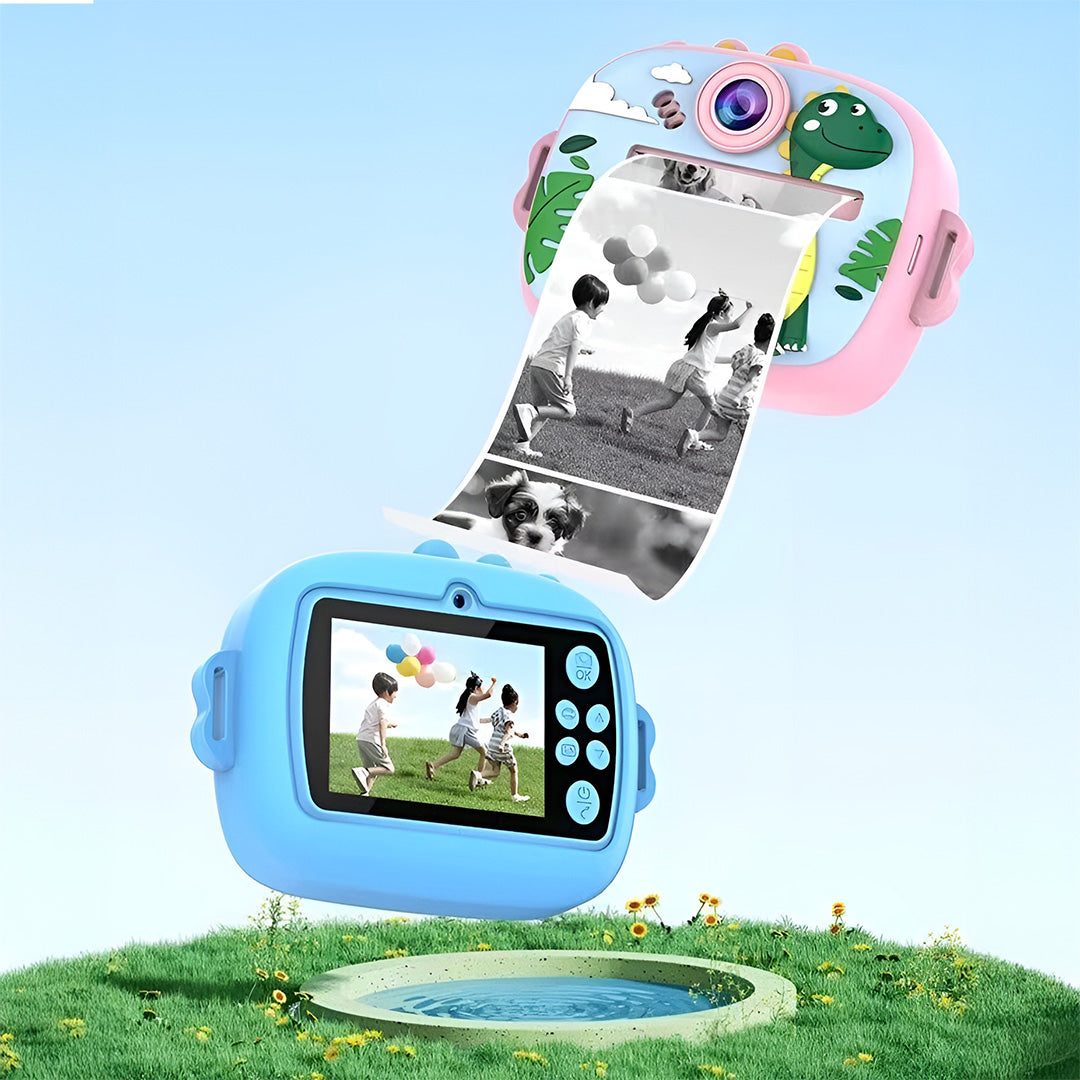 Digitalt Kamera til Børn m/ Termisk Printer