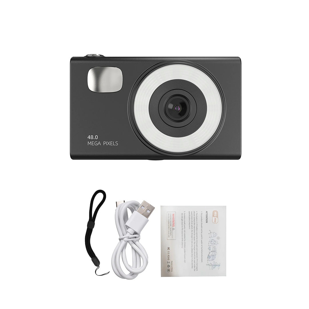 Digitalt Kamera med 48MP + 16x Digital Zoom
