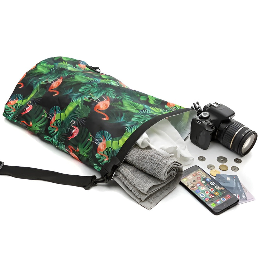 Drybag - 20 Liter - Forrest Flamingo