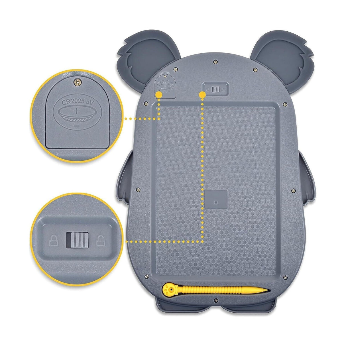 Tegnetablet - Dyreformet LCD Tablet 8,5" - Flere Varianter