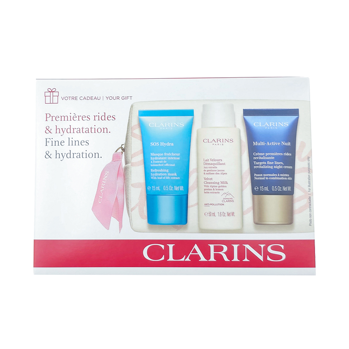 Clarins Paris Gaveæske - Fine lines & hydration