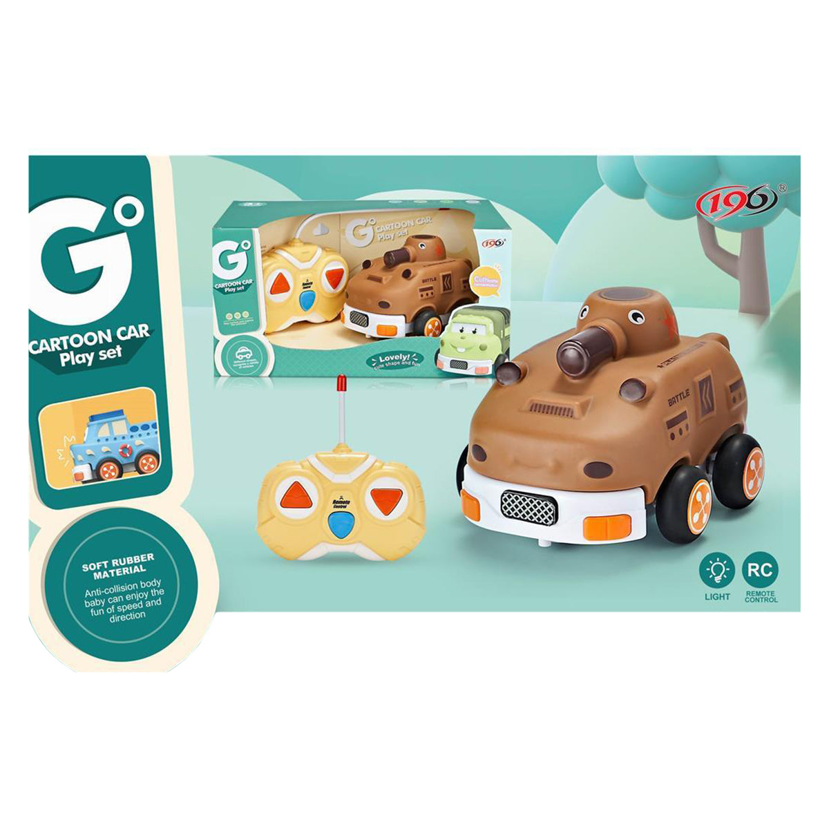 Cartoon - Fjernstyrede Køretøjer 13 Varianter