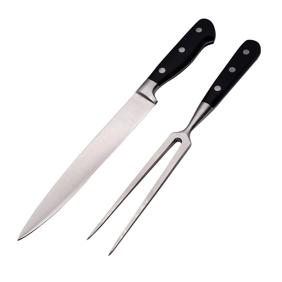 Forskæresæt - Stål/Sort