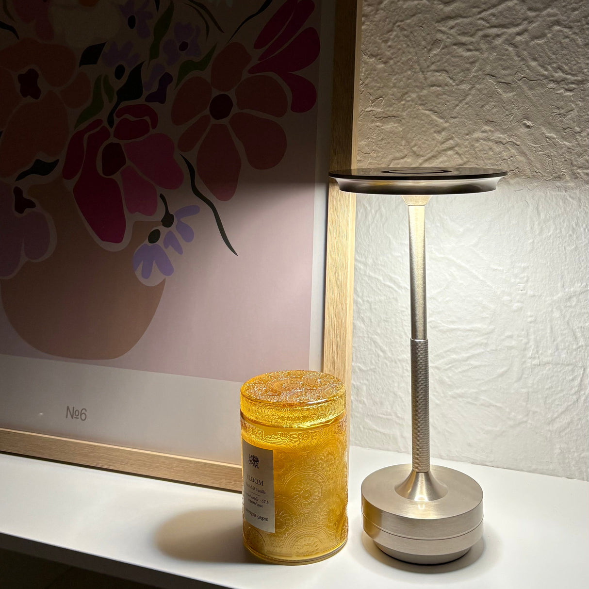 Design LED Trådløs Bordlampe, Genopladelig - Flere Varianter
