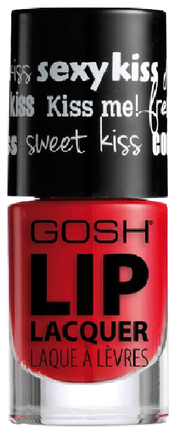 GOSH Copenhagen Lip Lacquer - Kombination af Lipgloss & Læbestift - 3 stk.