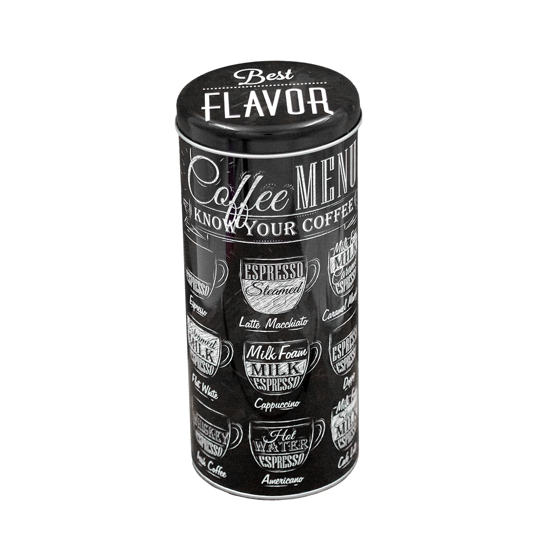 Kaffe/The cylinder formet dåseopbevaring