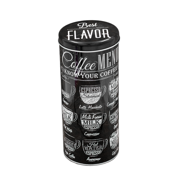 Kaffe/The cylinder formet dåseopbevaring