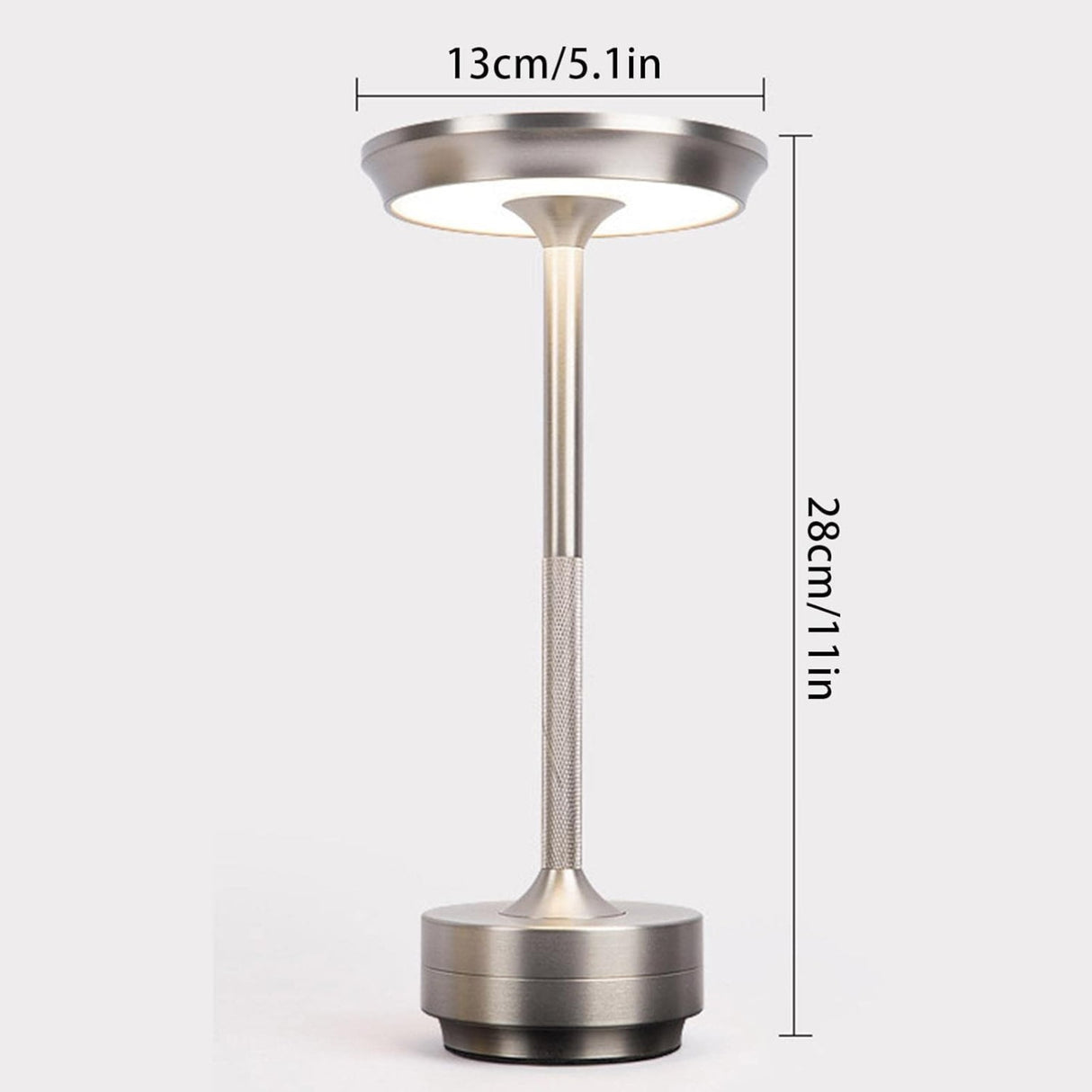 Design LED Trådløs Bordlampe, Genopladelig - Flere Varianter