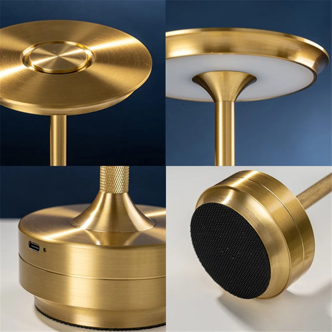 Design LED Trådløs Bordlampe, Genopladelig - Flere Varianter