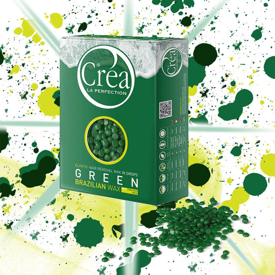 Crea - Green Brazilian - No-Strips Voks Perler - 500g