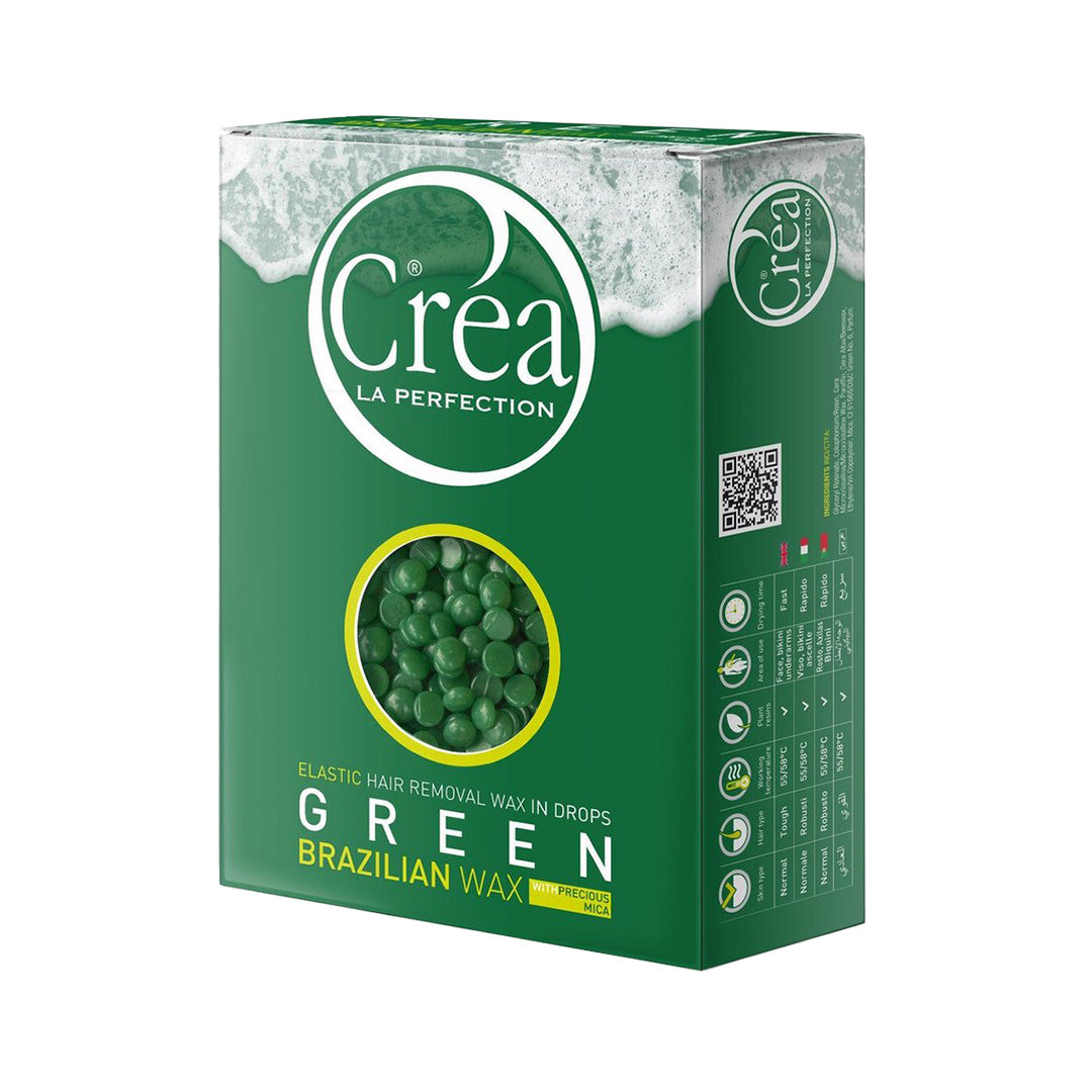 Crea - Green Brazilian - No-Strips Voks Perler - 500g