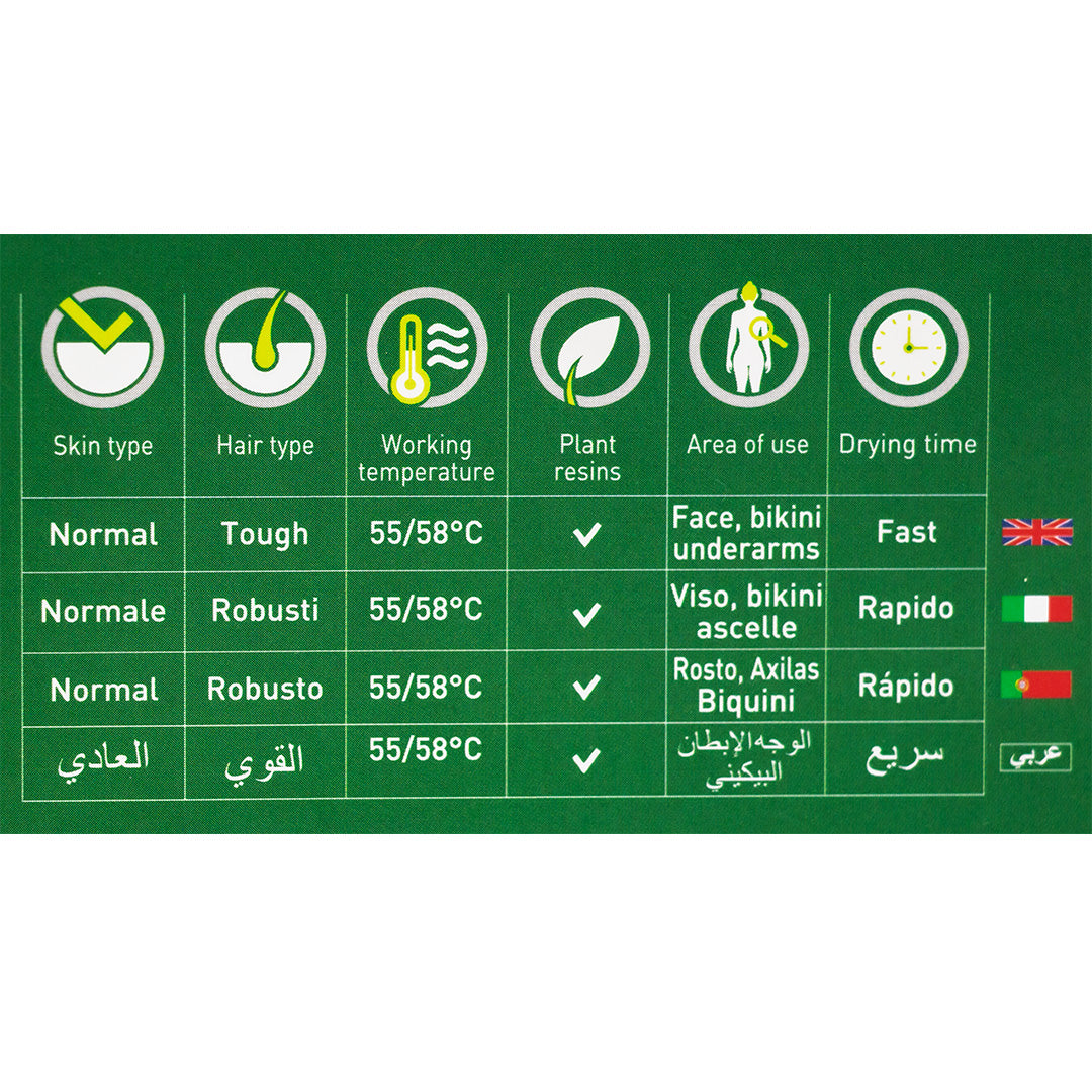 Crea - Green Brazilian - No-Strips Voks Perler - 500g