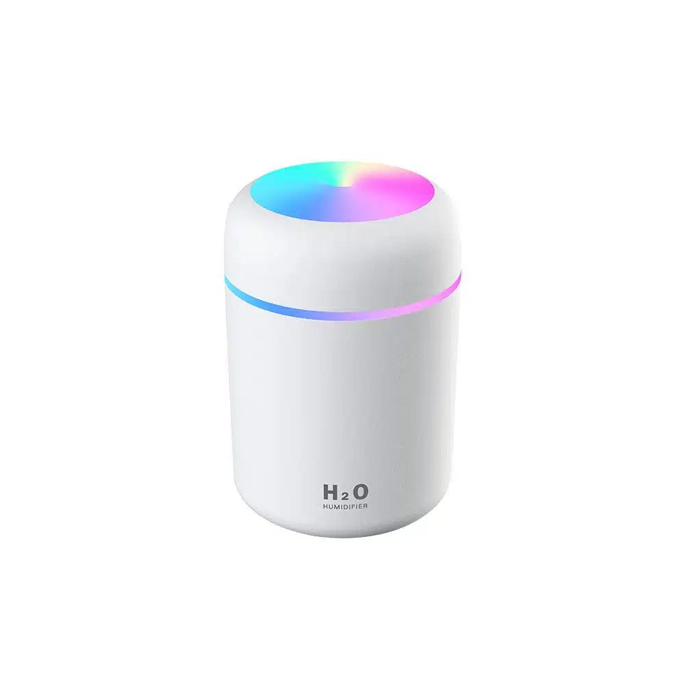 H2O - Luftfugter/Humidifier m. LED Lys - 2 Varianter