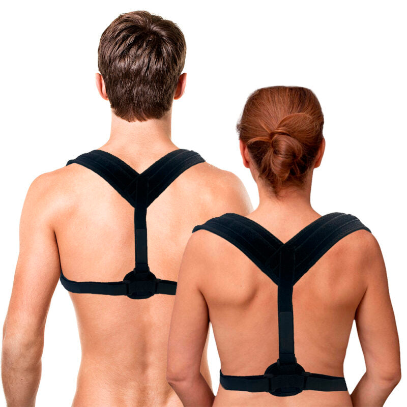 Holdningskorrigerende rygstøtte - Sort