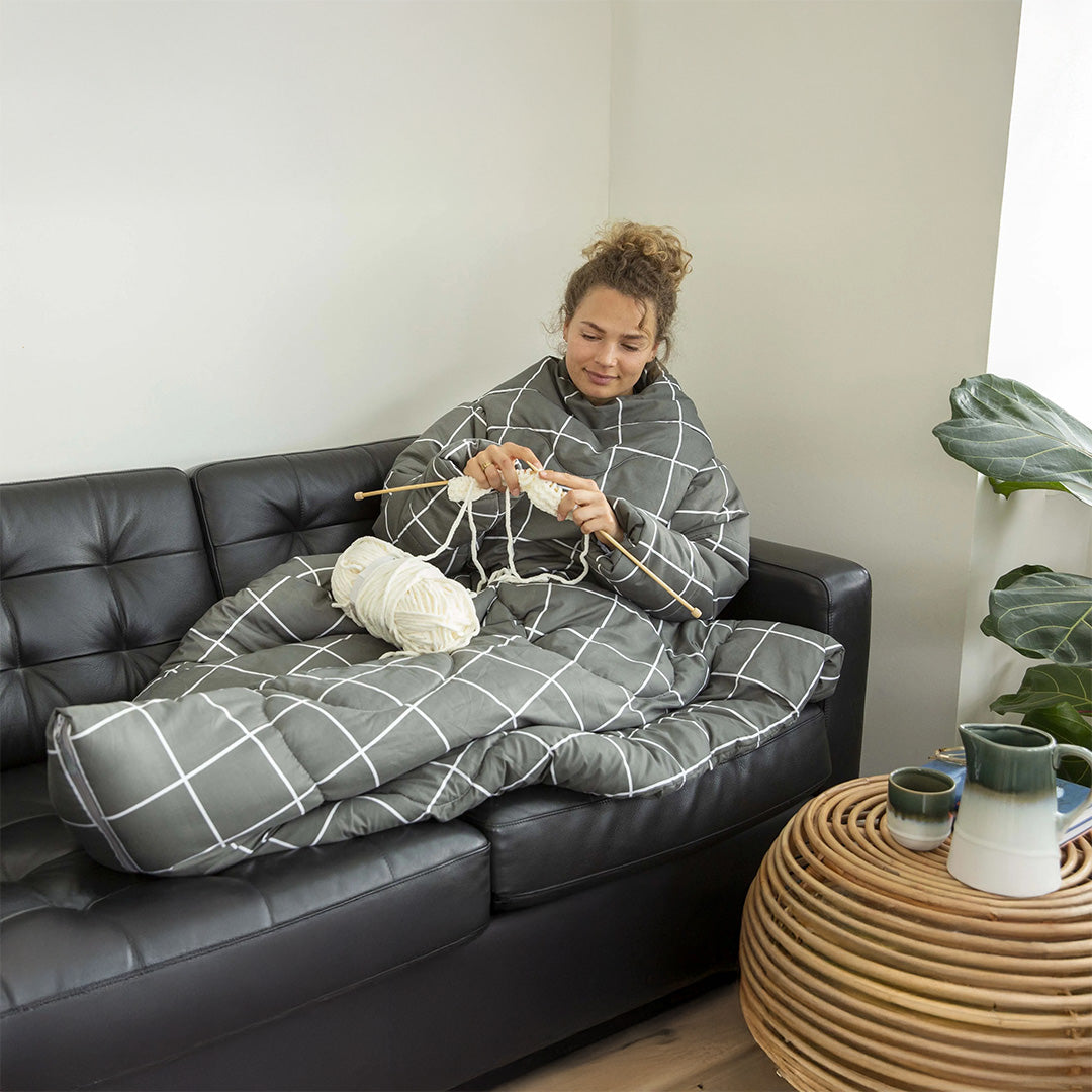 Hyggedyne m. Lynlås & Ærmer - 1,5x2m