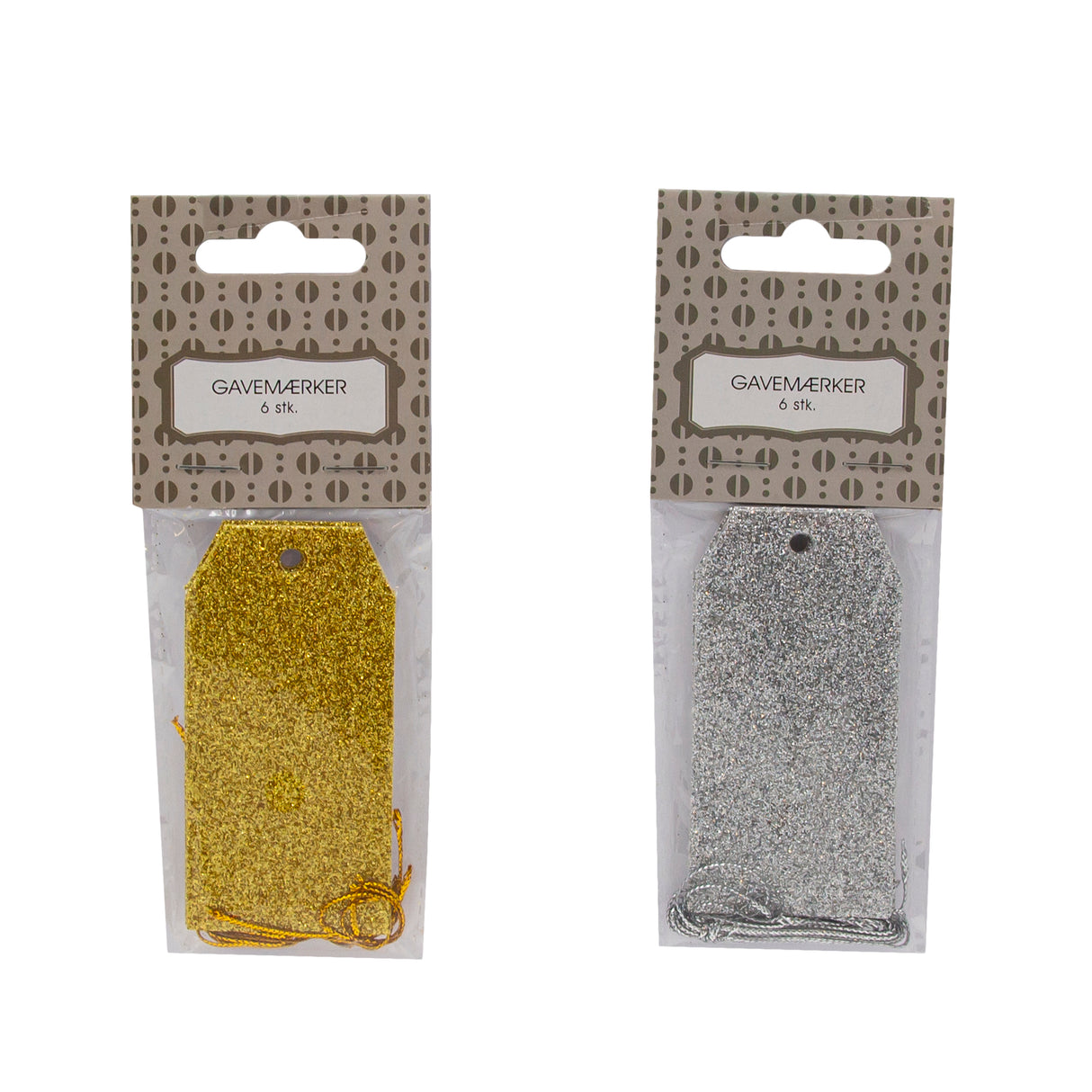 Scanseason - Gavemærker med Snor 6 Stk - 2 Varianter