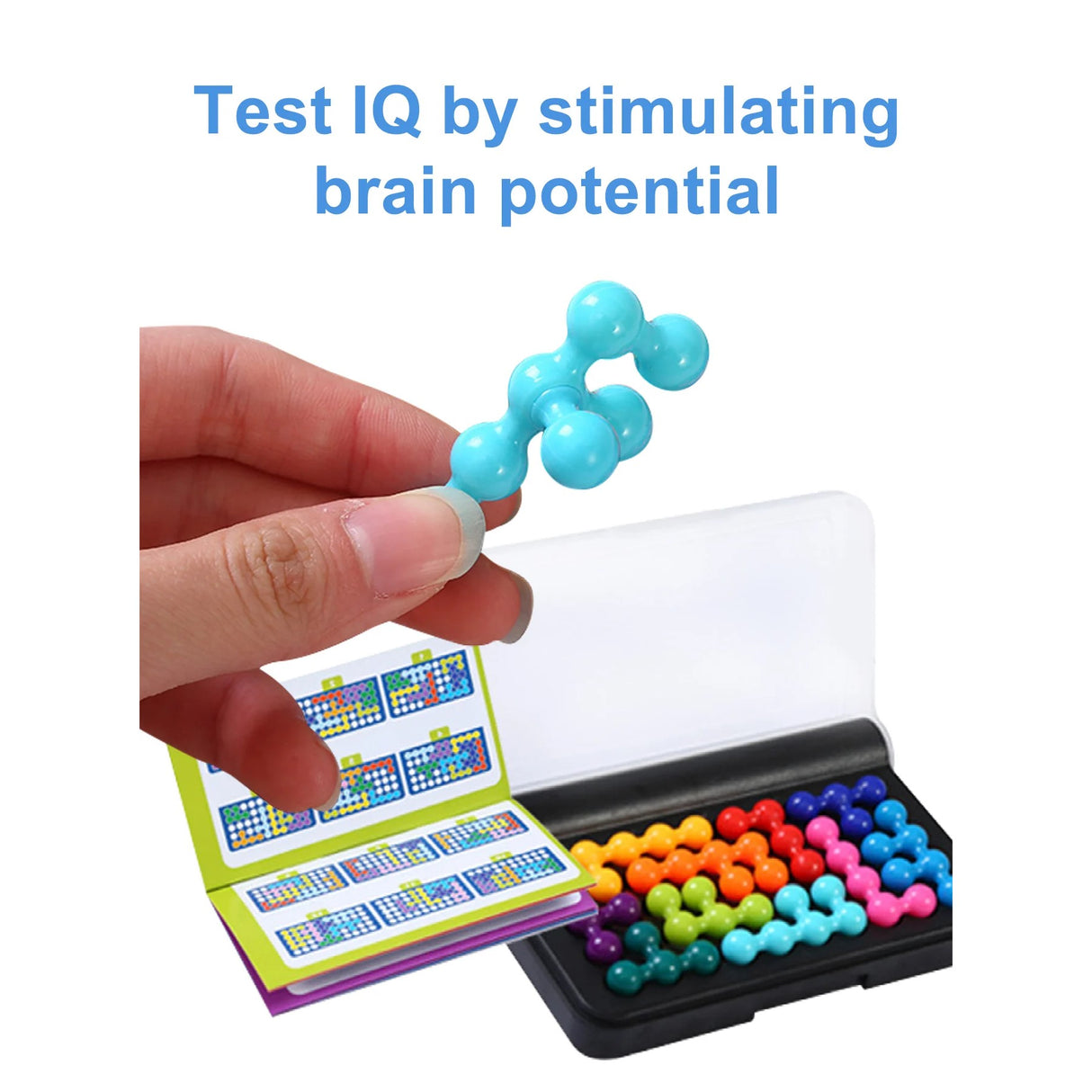 Puzzle Game - IQ FIT 3D - 9 Farver