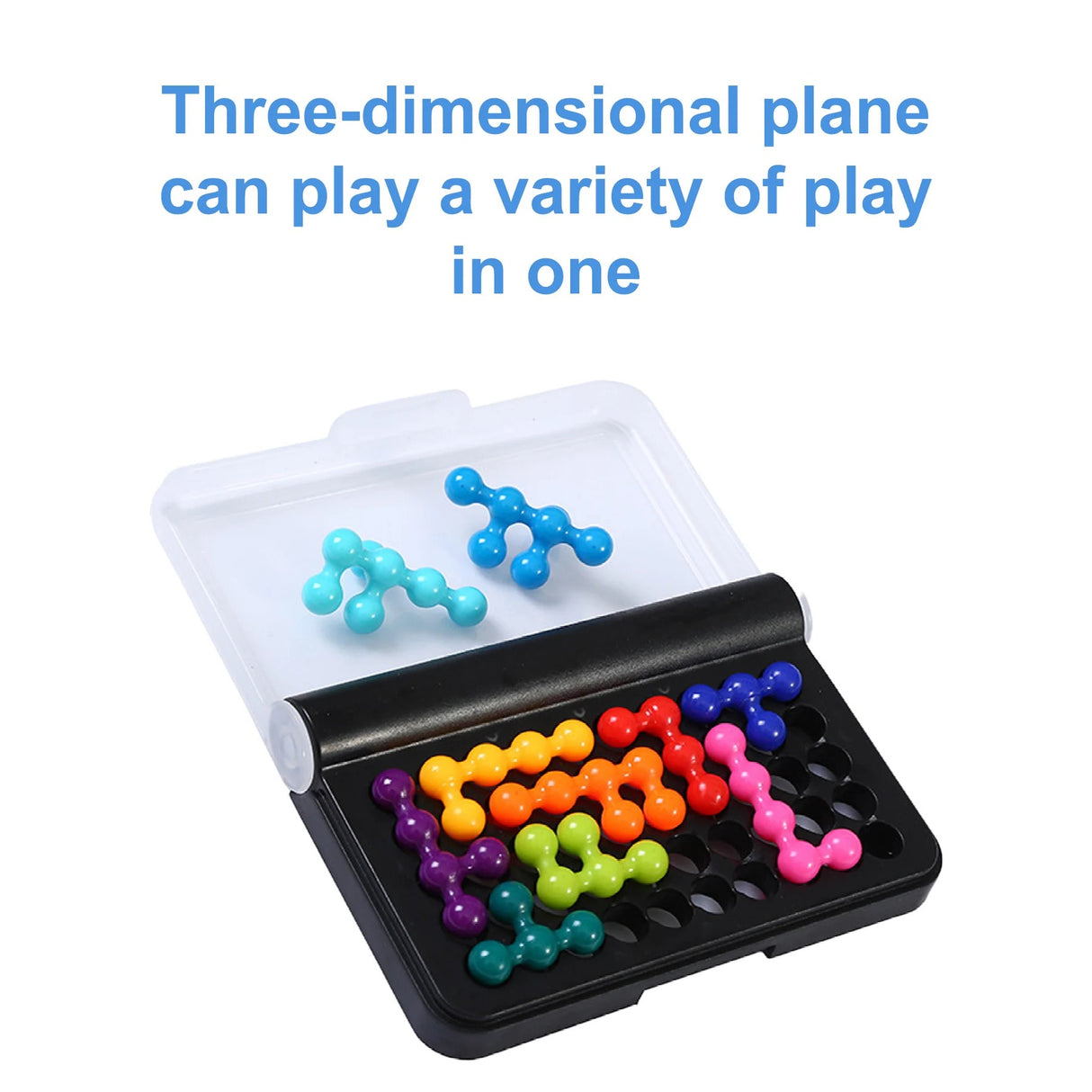 Puzzle Game - IQ FIT 3D - 9 Farver