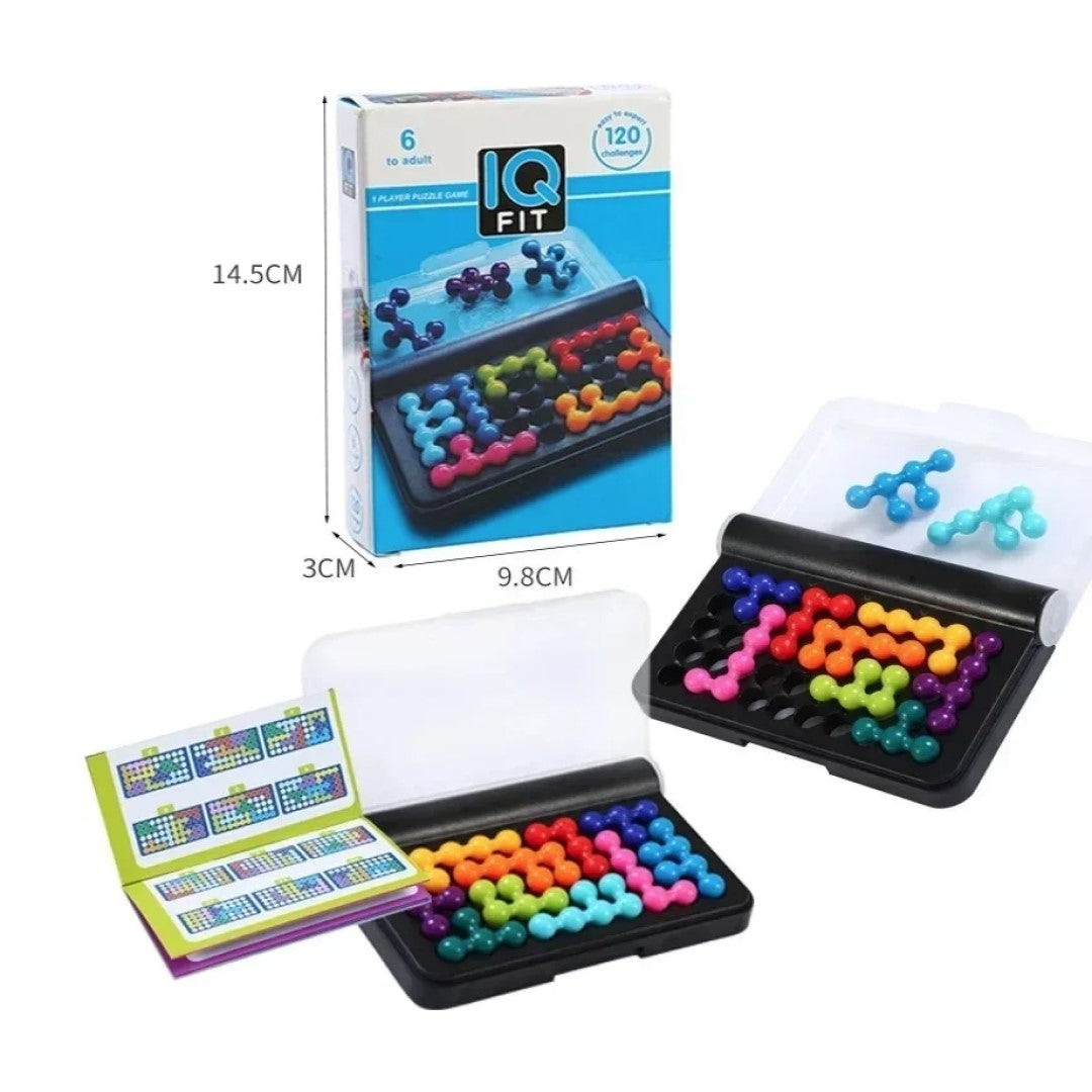 Puzzle Game - IQ FIT 3D - 9 Farver