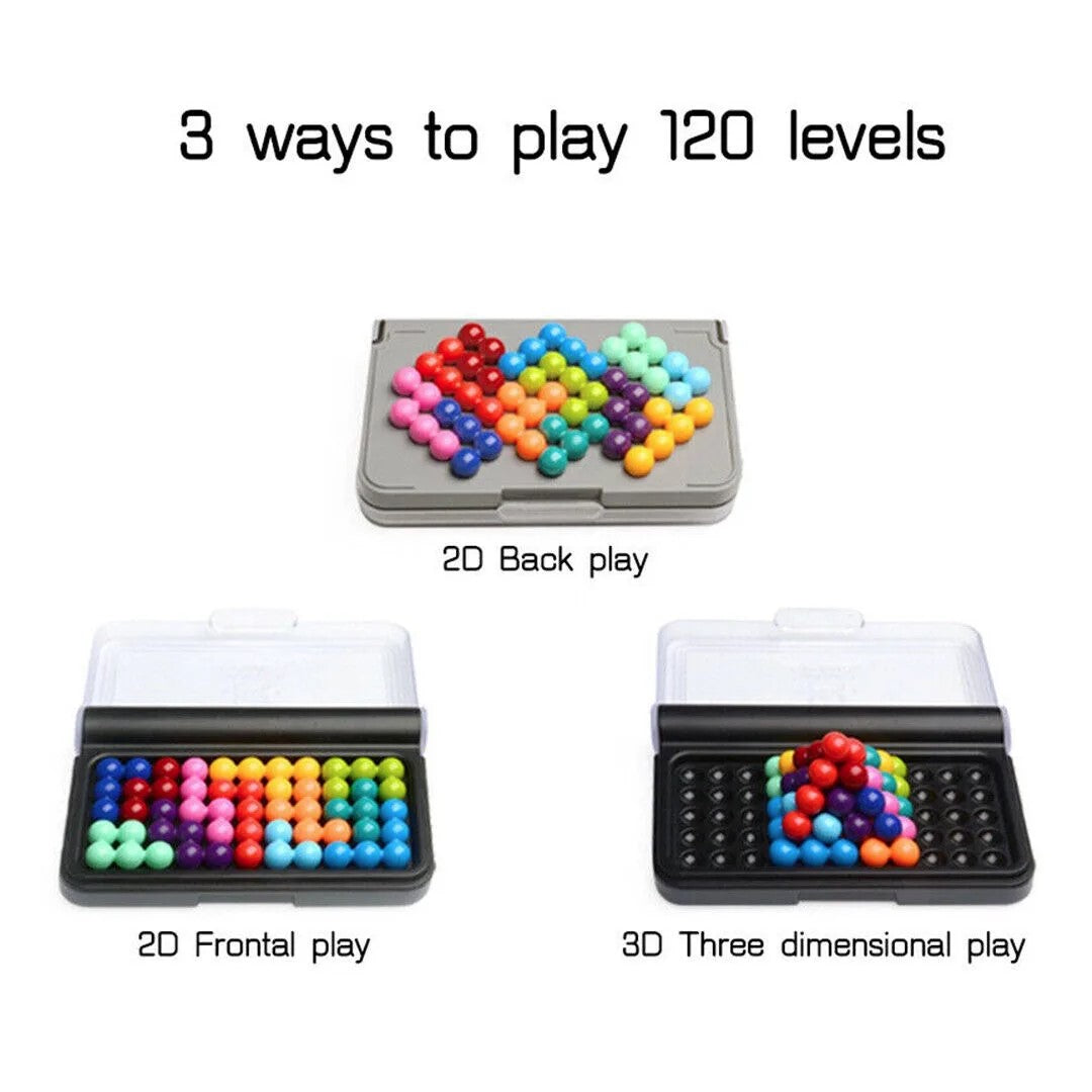 Puzzle Game - IQ FIT - 12 Farver