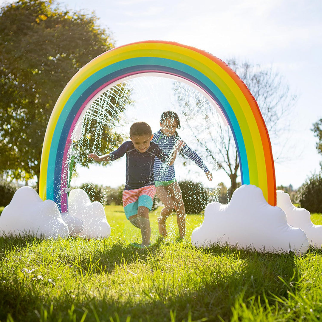 Kæmpe Oppustelig Regnbue Sprinkler - 280x80x160cm