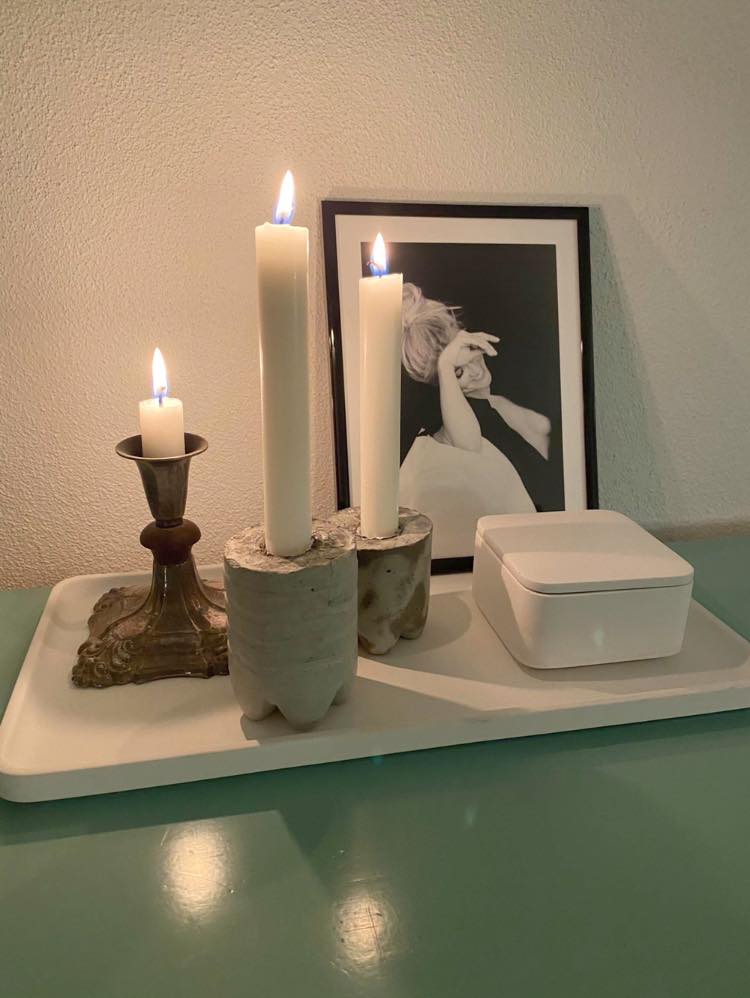 LIKEconcrete KARIN - Bakke i beton medium - Grå