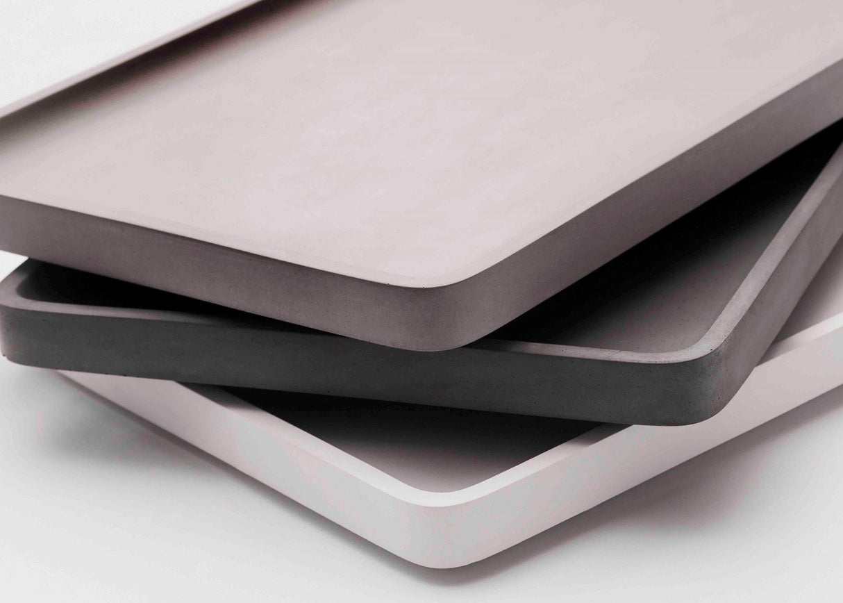 LIKEconcrete KARIN - Bakke i beton small - Hvid