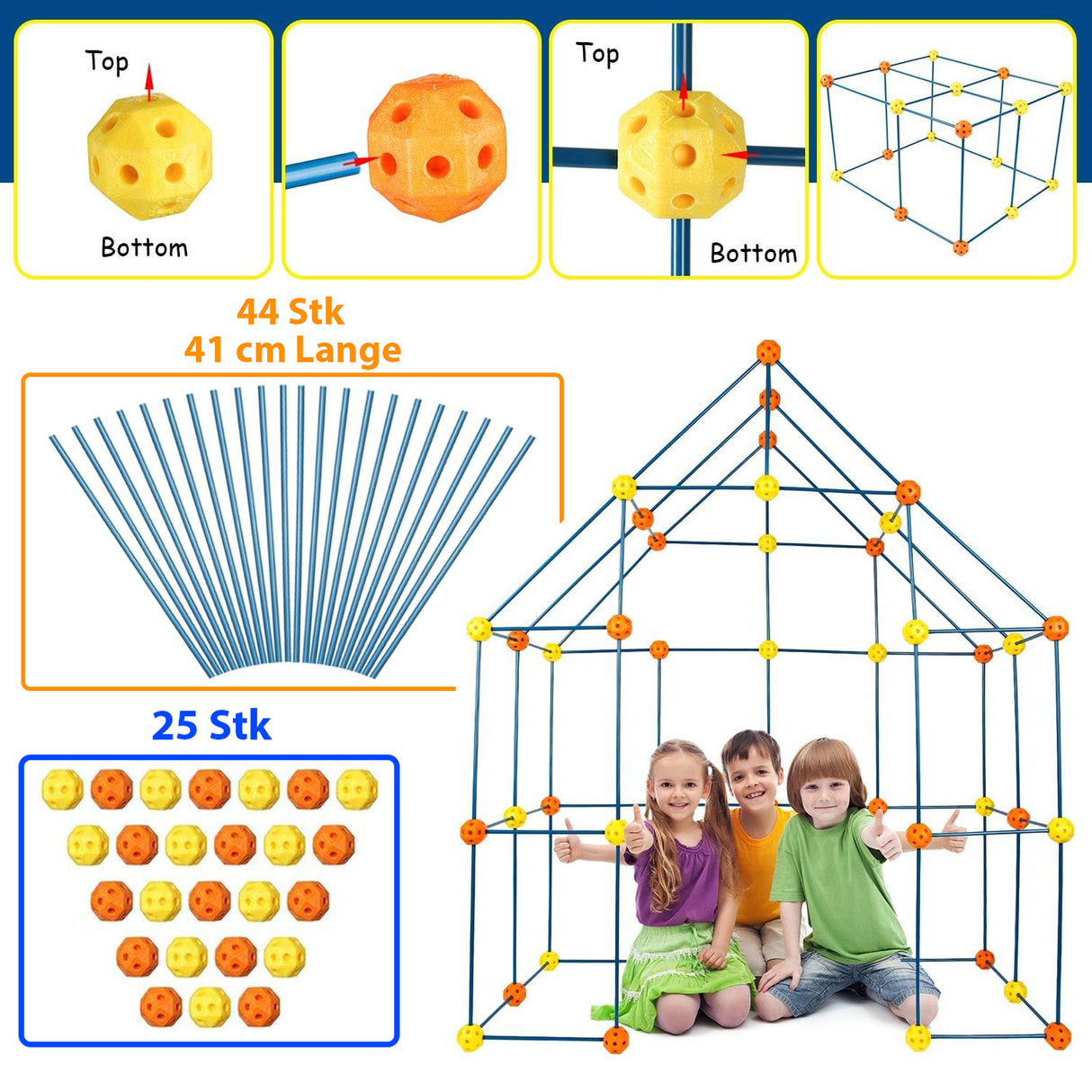 Fort Camp - Byggesæt Til Hule Byggeri