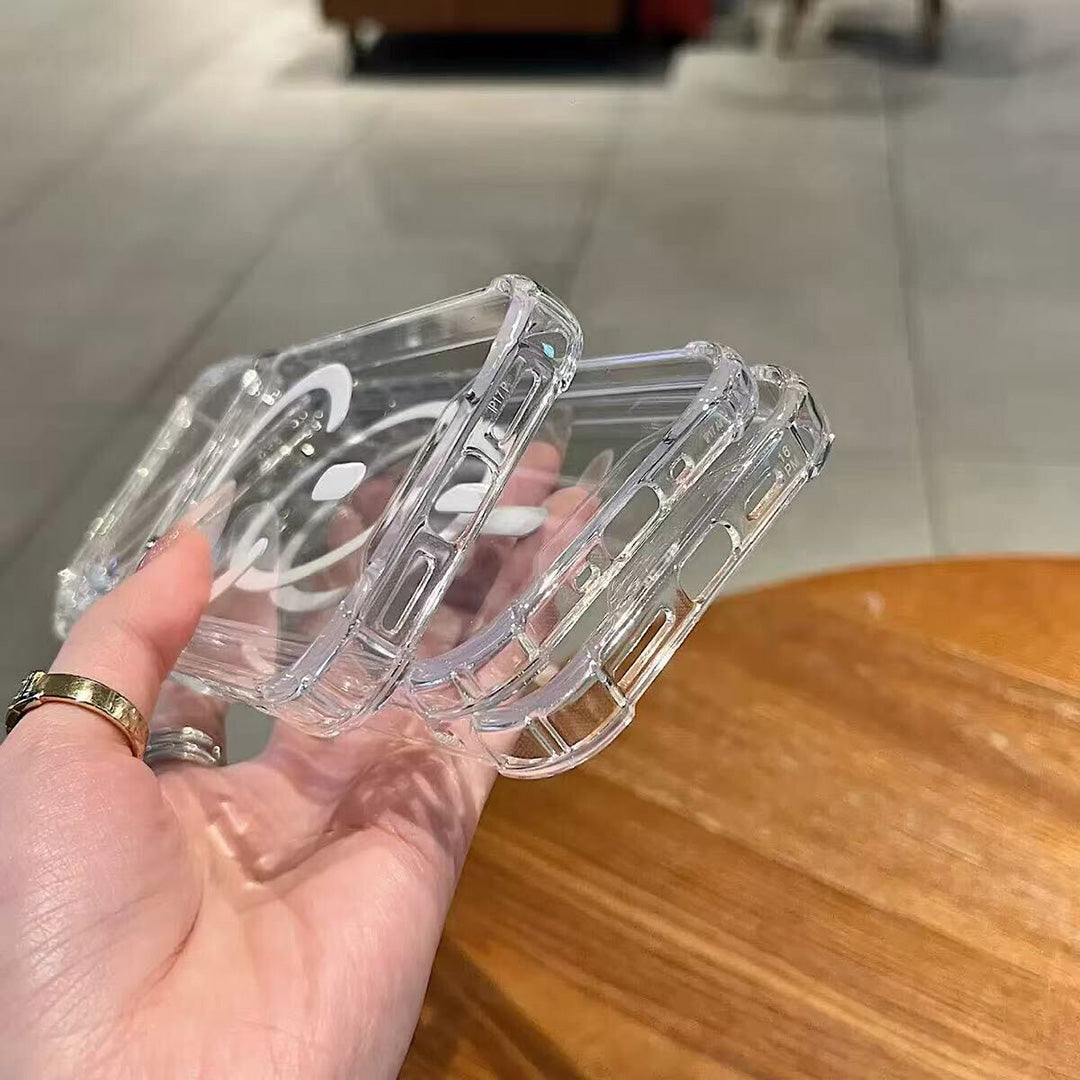 Magsafe Cover + Premium Beskyttelsesglas Til iPhone 15, 16 & 17 Serien