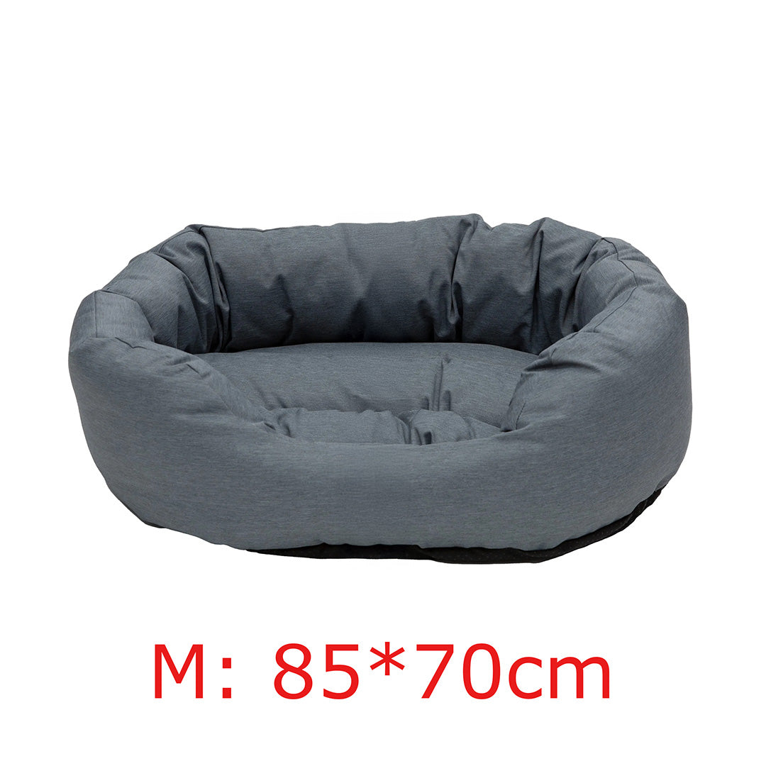 Paw Love - Hundeseng - Oval - Grå