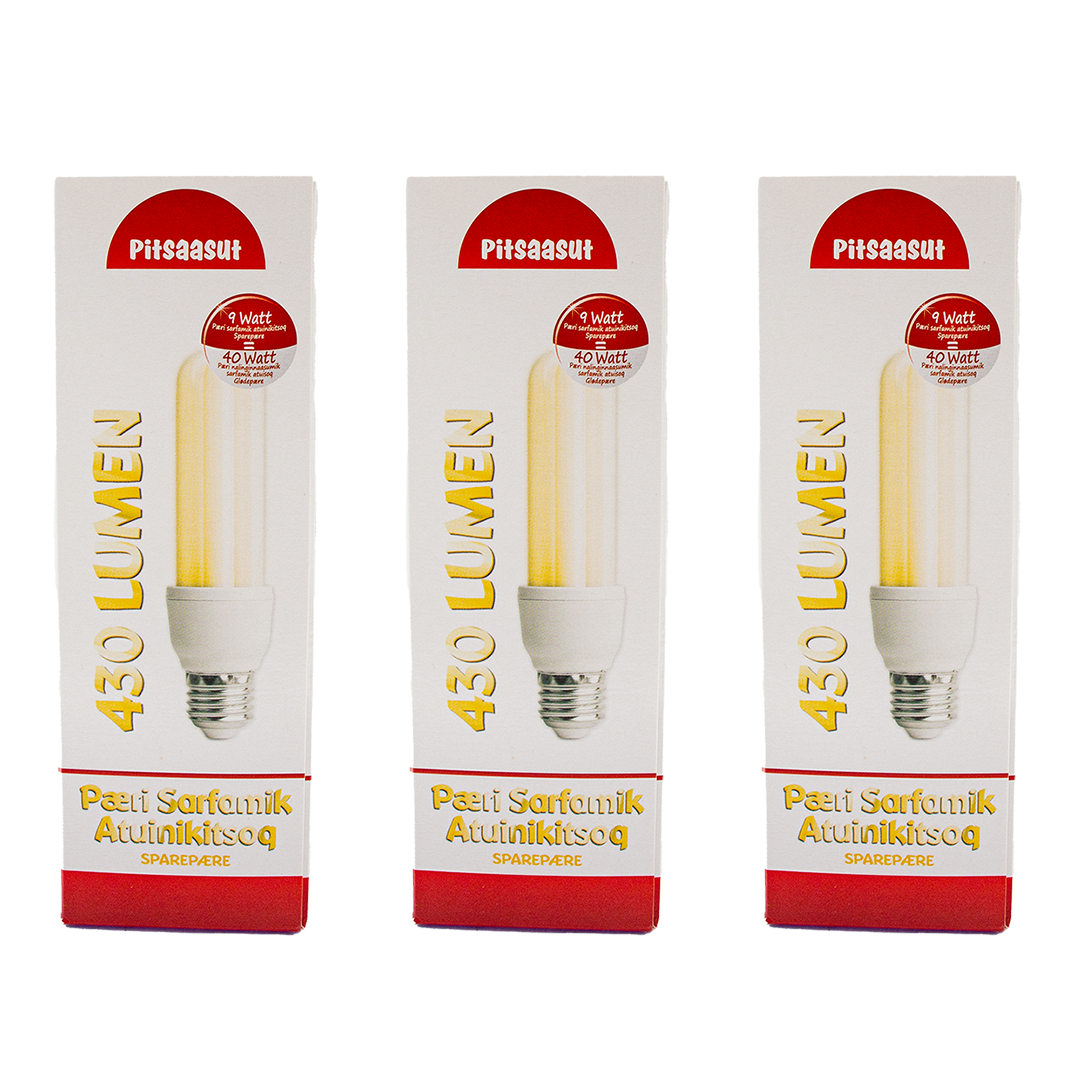 LED E27 - Sparepære 9 watt 430 Lumen