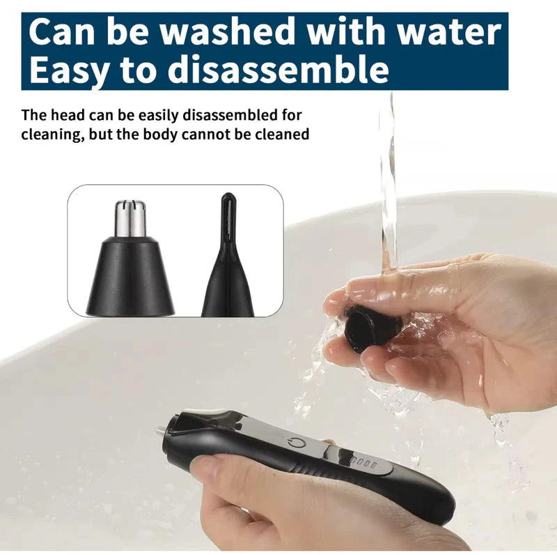 Precision Trimmer – Genopladelig Næse & Ørehårs Trimmer - Vandtæt og Præcis